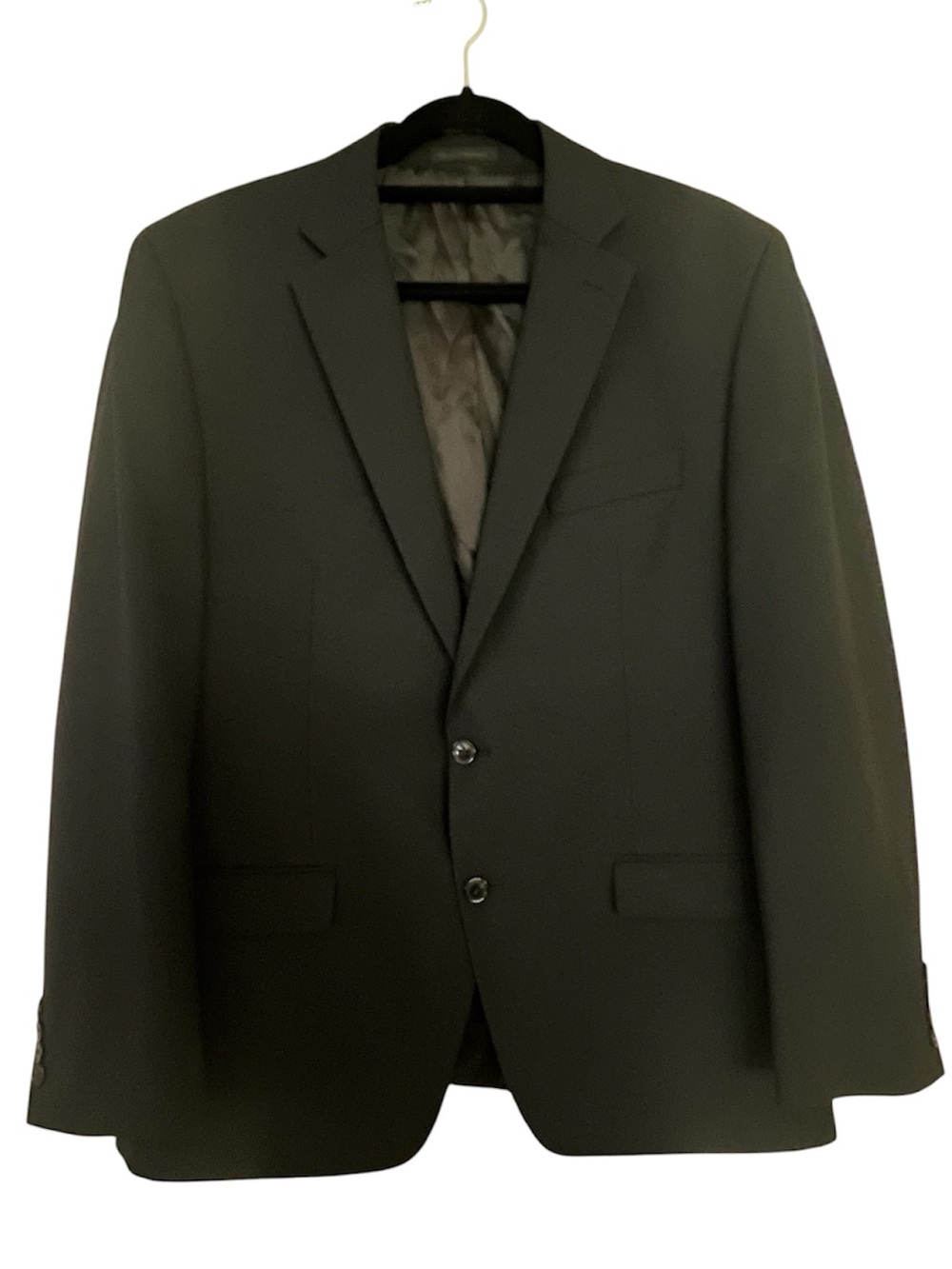 Chaps Brand Men's Black Two-Button Blazer